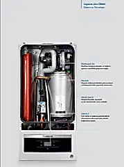 BUDERUS LOGAMAX PLUS GB-062 ERP 24 KW  YOĞUŞMALI KOMBİ  /  BACA SETİ DAHİL